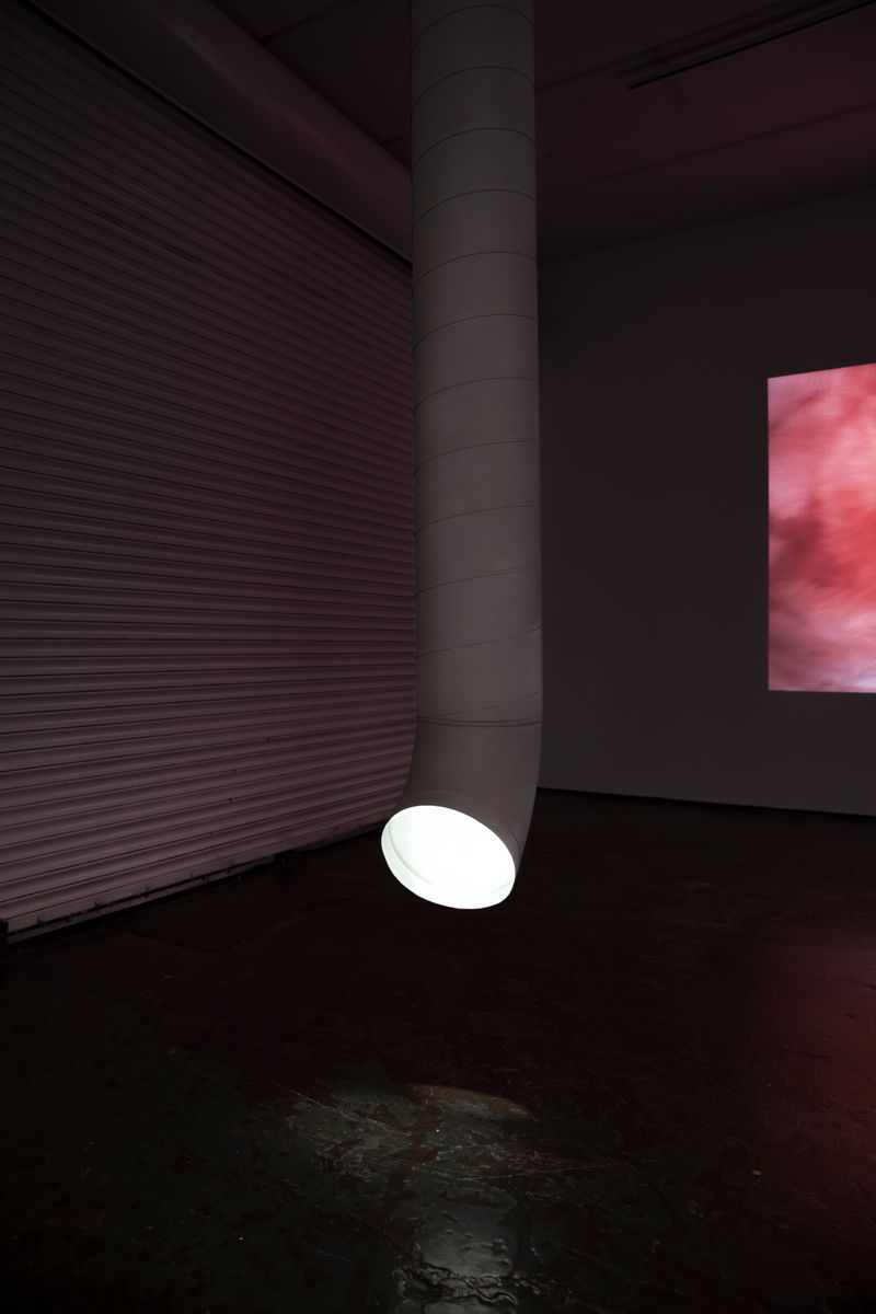 Close up of Long House sculpture by Amélie Mckee