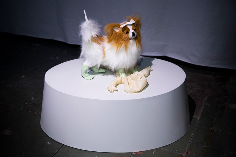 Close up of Pilot Solutions sculpture by Amélie Mckee